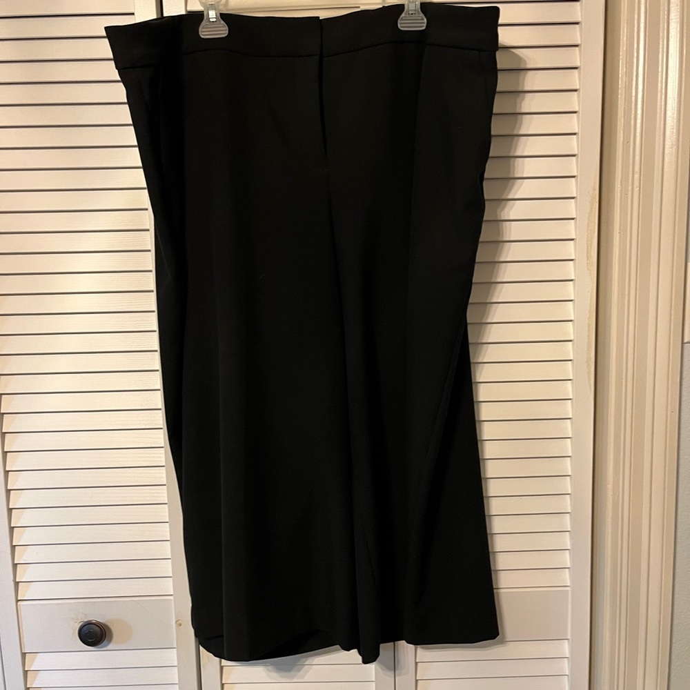 Lane Bryant Size 24 Wide-Leg Cropped Pants The Allie
